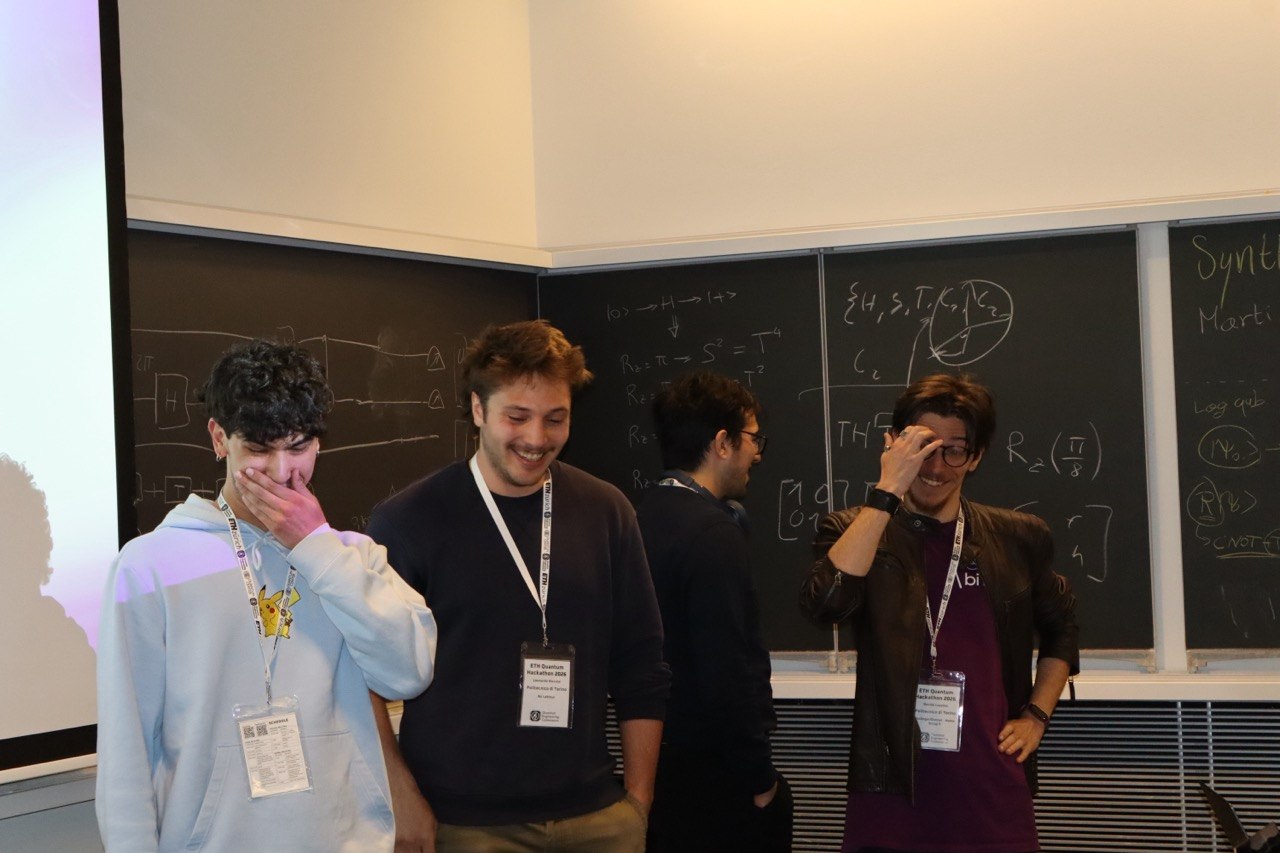 Image from ETH Quantum Hackathon 2026 a Zurigo